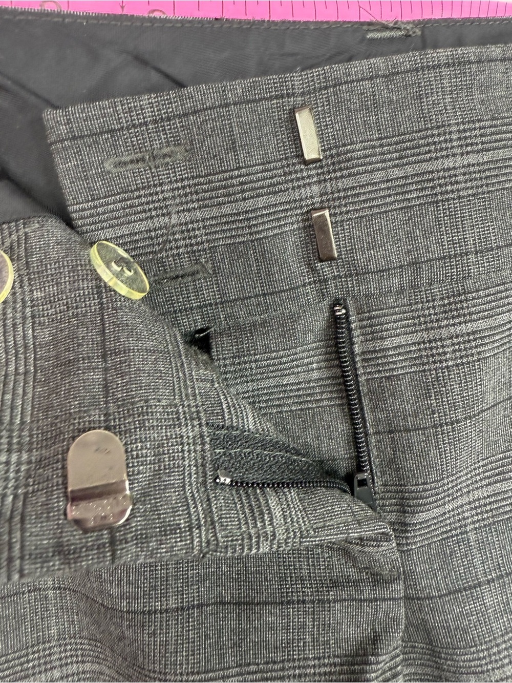 Ricki's pants Gray Plaid Boot Cut Dress Pants - Picture 7 of 11